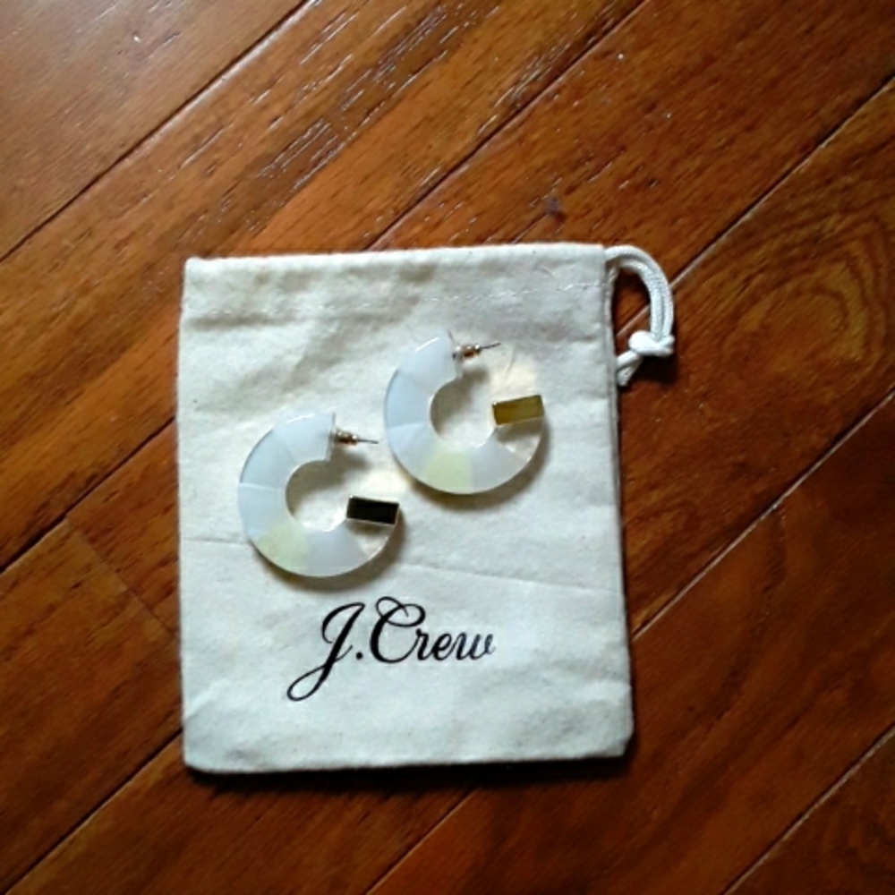 J.Crew Made in Italy hoop earrings